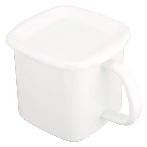 Noda Horo Enamel Square Food Containers - 1.2L Capacity with Handle and Lid-Kiichin - The #1 Place for Japanese Goods in Your Hand!