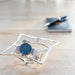 Nousaku Square 120x120mm Hand-Crafted Tinware Folding Basket-Kiichin - The #1 Place for Japanese Goods in Your Hand!
