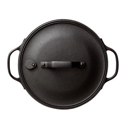 Oigen Nambu Tekki Medium Round Deep Cooktop Ct-4 - Ih Compatible (Japan)-Kiichin - The #1 Place for Japanese Goods in Your Hand!