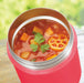 Peacock Thermos Industry Coral Red Food Jar - 0.3L Heat Retention Lkb-301 R-Kiichin - The #1 Place for Japanese Goods in Your Hand!