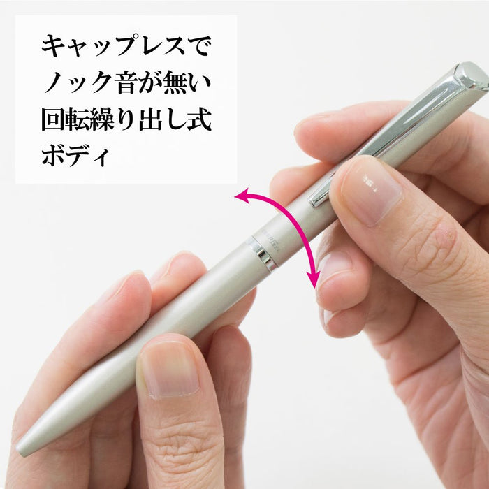 Pentel Energel Philography Ballpoint Pen - 0.5mm Warm Silver Axis-Kiichin - The #1 Place for Japanese Goods in Your Hand!