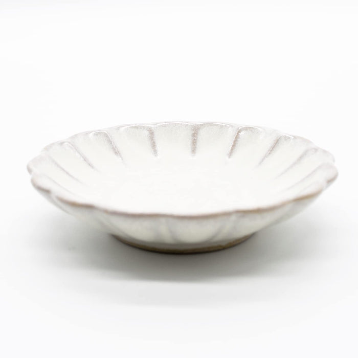 Hana Plate Dish Seto Ware Aito Japan 9cm Ginkaku-Kiichin - The #1 Place for Japanese Goods in Your Hand!