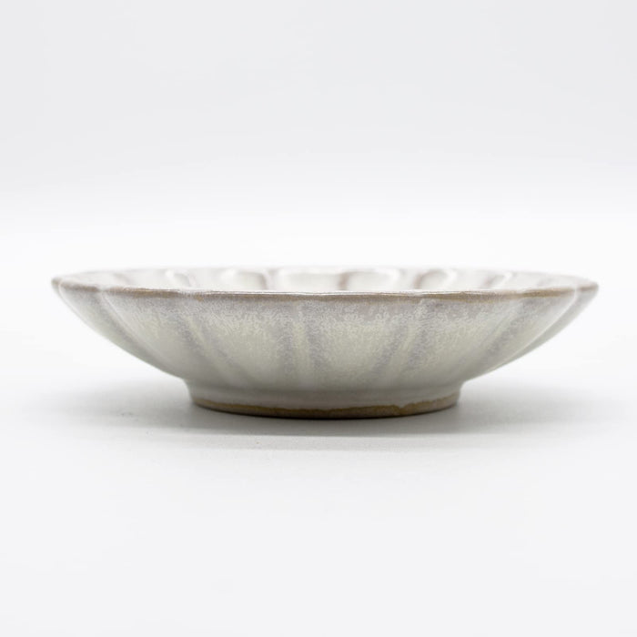 Hana Plate Dish Seto Ware Aito Japan 9cm Ginkaku-Kiichin - The #1 Place for Japanese Goods in Your Hand!