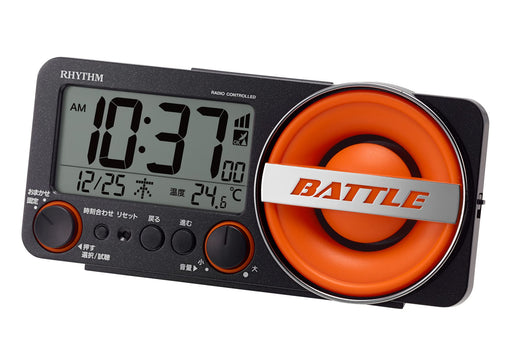 Rhythm Alarm Clock Radio - Loud Volume, 1K Patterns, Electronic Sound, Black-Kiichin - The #1 Place for Japanese Goods in Your Hand!