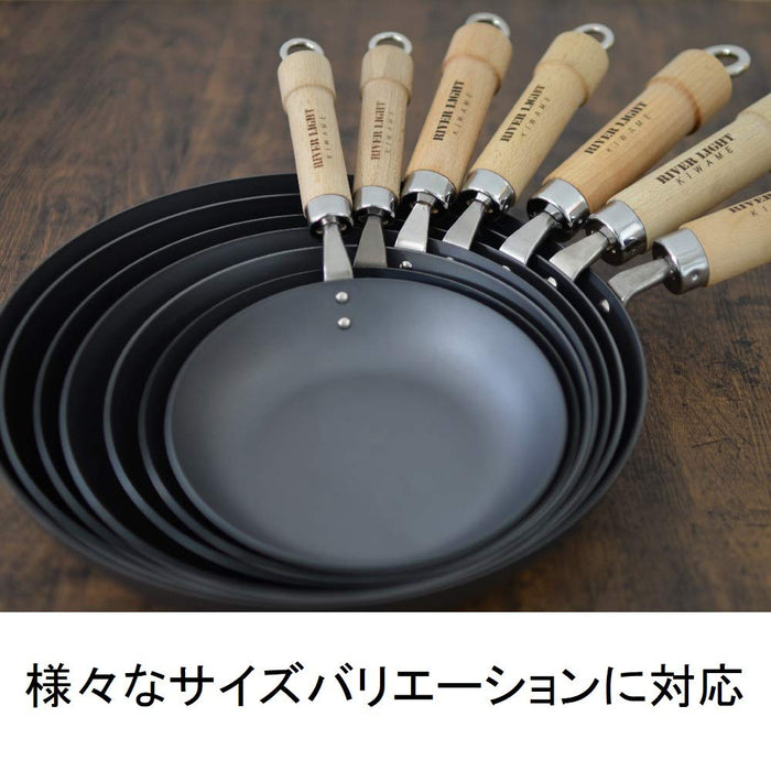 Riverlight 20Cm Iron Stir Fry Pan - Japan IH Compatible Wok-Kiichin - The #1 Place for Japanese Goods in Your Hand!