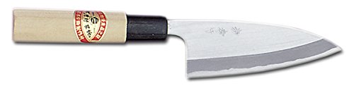 Sakai Takayuki Yasuki Yellow Steel Ajikiri 90mm Black-Kiichin - The #1 Place for Japanese Goods in Your Hand!