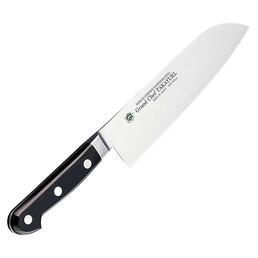 Aoki Hamono Sakai Takayuki Grand Chef Santoku Knife 180mm - Authentic Japanese Craftsmanship-Kiichin - The #1 Place for Japanese Goods in Your Hand!