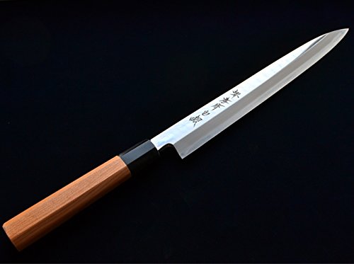Sakai Takayuki Inox Platinum Mirror Sashimi Knife 300mm Willow Leaf-Kiichin - The #1 Place for Japanese Goods in Your Hand!