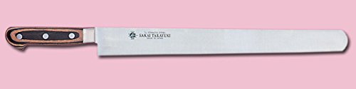Sakai Takayuki 33002 Patissier Cake Knife 330mm SS Bolster Wood Handle-Kiichin - The #1 Place for Japanese Goods in Your Hand!