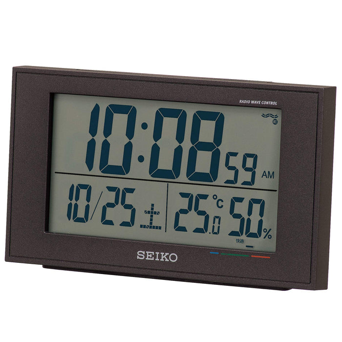 Seiko Digital Alarm Clock with Calendar, Temperature, and Humidity Display-Kiichin - The #1 Place for Japanese Goods in Your Hand!