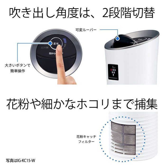 Sharp Car Cup Holder Ion Generator - Black Desktop, Japan-Kiichin - The #1 Place for Japanese Goods in Your Hand!