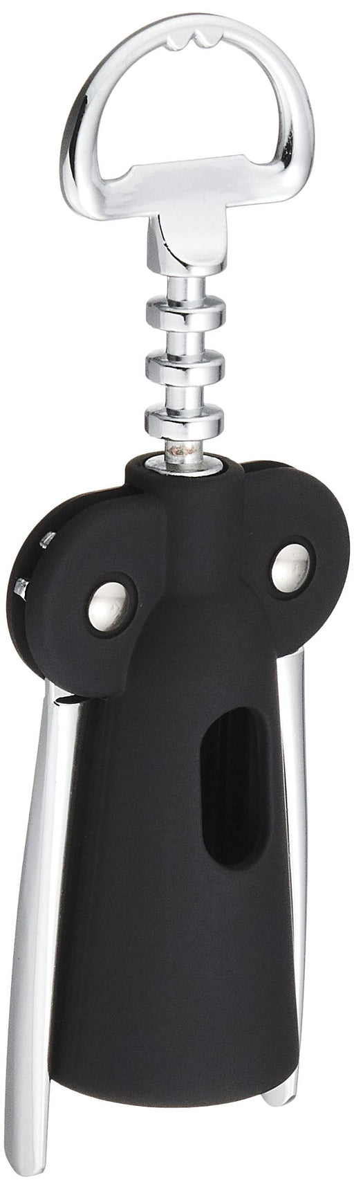 Shimomura Kogyo KIB-606 Black Kitchen Bar Wine Opener 170x55x35mm-Kiichin - The #1 Place for Japanese Goods in Your Hand!