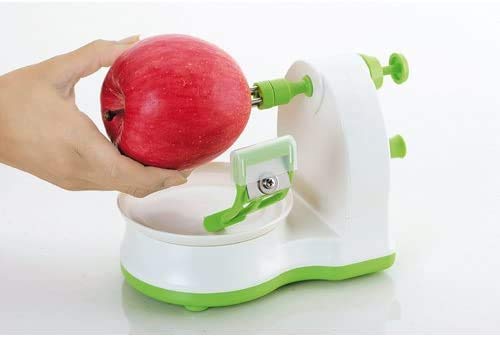 Shimomura Kougyou Ajishokubo Kurukuru Apple Peeler ARK-691 Niigata Tsubame-Sanjo-Kiichin - The #1 Place for Japanese Goods in Your Hand!