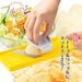 Shimomura Kogyo FV-636 Waffle Slicer Japan Made Niigata Tsubame-Sanjo ABS Stainless Steel Yellow-Kiichin - The #1 Place for Japanese Goods in Your Hand!