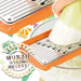 Shimomura Kougyou Japan Orange Shredded Shiri Shiri Dishwasher-Safe 268x90x14mm-Kiichin - The #1 Place for Japanese Goods in Your Hand!