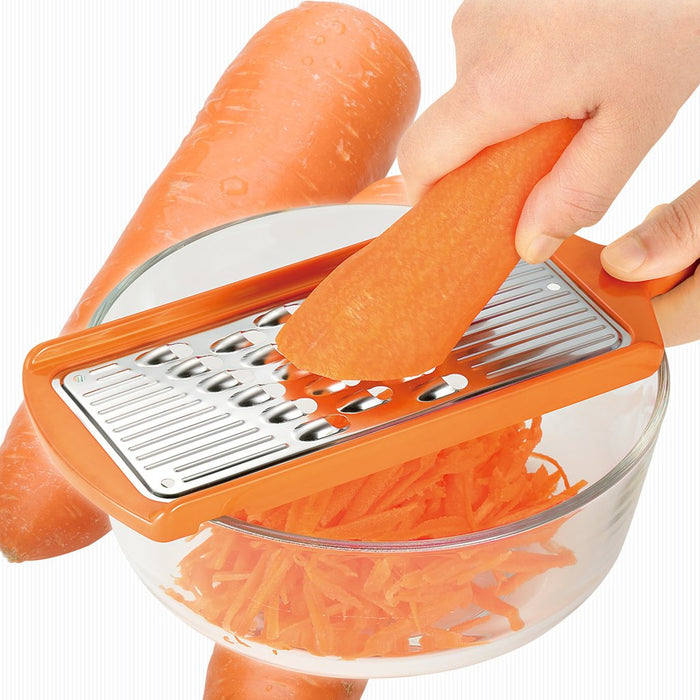 Shimomura Kogyo Japan FSF-01 Orange Julienne 268x90x14mm DW Safe-Kiichin - The #1 Place for Japanese Goods in Your Hand!