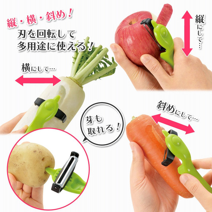Shimomura Kougyou FTY-01 Veggie Peeler Made in Japan Niigata Tsubame-Sanjo-Kiichin - The #1 Place for Japanese Goods in Your Hand!