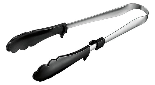 Shimomura Kogyo KIB-202 Kitchen Bar Nylon Tongs Japan Made Dishwasher Safe Niigata Tsubame-Sanjo Black 240x37x35mm-Kiichin - The #1 Place for Japanese Goods in Your Hand!