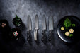 Shimomura Kougyo Santoku Knife 170mm Molybdenum Vanadium Steel MBS-101 Niigata Tsubame-Sanjo Black-Kiichin - The #1 Place for Japanese Goods in Your Hand!