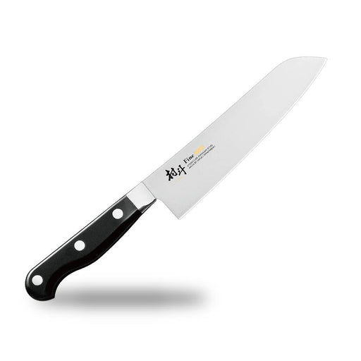 Shimomura Kougyou Santoku Knife 170mm Aus-10 Mfn-101 Niigata Tsubame-Sanjo Black-Kiichin - The #1 Place for Japanese Goods in Your Hand!