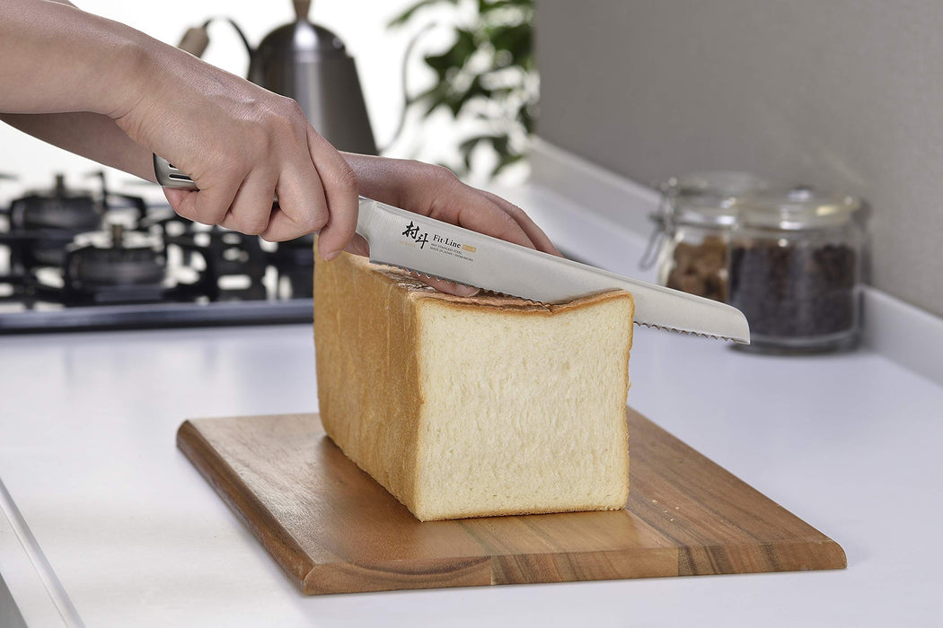Shimomura Kogyo MFL-106 210mm Molybdenum Vanadium Steel Bread Knife Japan Dishwasher Safe-Kiichin - The #1 Place for Japanese Goods in Your Hand!