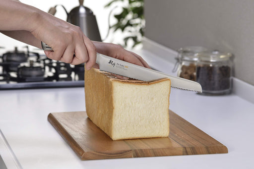 Shimomura Kogyo MFL-106 210mm Molybdenum Vanadium Steel Bread Knife Japan Dishwasher Safe-Kiichin - The #1 Place for Japanese Goods in Your Hand!