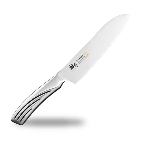Shimomura Kougyou Santoku Knife 165mm Molybdenum Vanadium Steel MFL-101 Niigata Tsubame-Sanjo-Kiichin - The #1 Place for Japanese Goods in Your Hand!