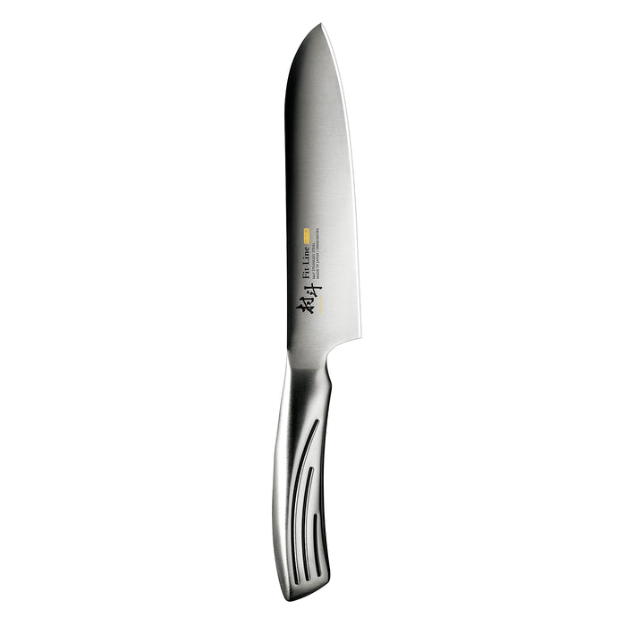Shimomura Kougyou Santoku Knife 165mm Molybdenum Vanadium Steel MFL-101 Niigata Tsubame-Sanjo-Kiichin - The #1 Place for Japanese Goods in Your Hand!
