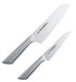 Shimomura Kougyou NVD-50 Knife Set Japan Molybdenum Vanadium Steel Santoku 165mm/Petty 125mm-Kiichin - The #1 Place for Japanese Goods in Your Hand!