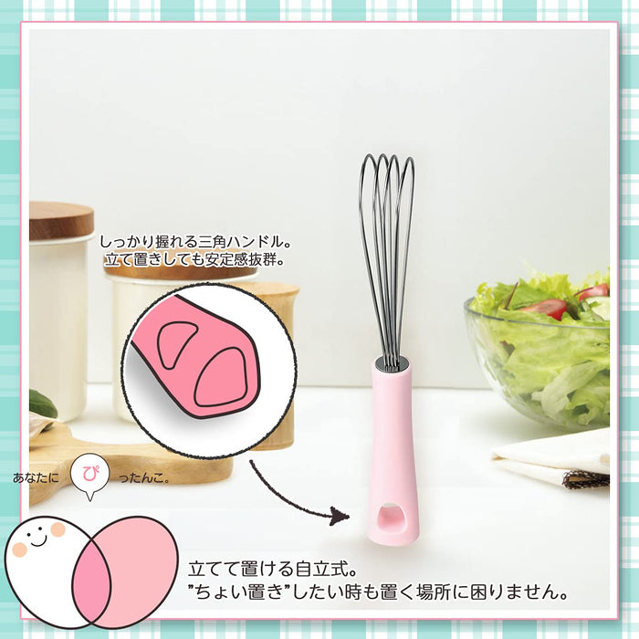 Shimomura Kogyo Pitaco Mini Whisk PC-205 6x20cm Japan Niigata-Kiichin - The #1 Place for Japanese Goods in Your Hand!