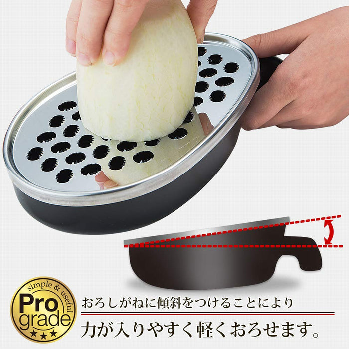 Shimomura Kougyou Japanese Professional Grater - Black Pgs-11 Niigata Tsubamesanjo-Kiichin - The #1 Place for Japanese Goods in Your Hand!