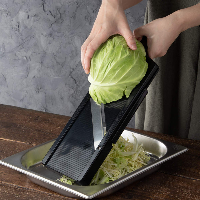 Shimomura Kogyo PG-607 Super Food Slicer Japan 0.8-3.0mm Cabbage Shredder Holder-Kiichin - The #1 Place for Japanese Goods in Your Hand!
