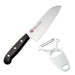 Shimomura Kogyo Santoku & Gyuto Knife Set 2pc KZ-BJB2A Japan Niigata-Kiichin - The #1 Place for Japanese Goods in Your Hand!