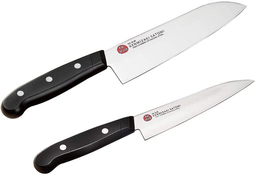 Shimomura Kogyo Santoku & Petty Knife Set KZ-BJB2B Made In Japan-Kiichin - The #1 Place for Japanese Goods in Your Hand!