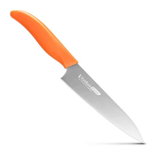 Shimomura Kougyou VCN-03O 130mm Orange Molybdenum Vanadium Steel Knife Dishwasher Safe-Kiichin - The #1 Place for Japanese Goods in Your Hand!