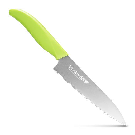Shimomura Kougyou VCN-03G 130mm Knife Green Molybdenum Vanadium Steel Dishwasher Safe Made in Japan-Kiichin - The #1 Place for Japanese Goods in Your Hand!