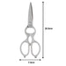Shimomura Kogyo Safety Kitchen Shears Sok-01 Stainless Steel-Kiichin - The #1 Place for Japanese Goods in Your Hand!