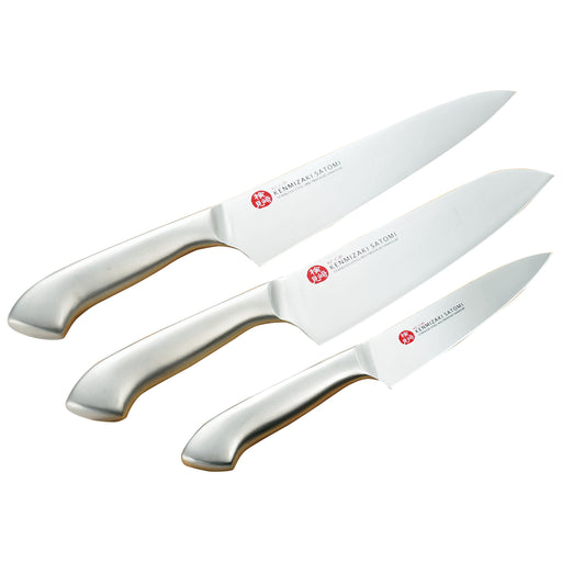 Shimomura Kogyo Santoku/Gyuto/Petty Knife Set 3pcs KZ-CJB3S-Kiichin - The #1 Place for Japanese Goods in Your Hand!
