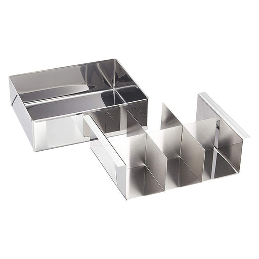 Shimotori Stainless Steel Kanten Jelly Yokan Mold - Compact and User-Friendly-Kiichin - The #1 Place for Japanese Goods in Your Hand!