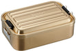 Skater AFT10B-A Fluffy Aluminum Bento Box 1000Ml Gold-Kiichin - The #1 Place for Japanese Goods in Your Hand!