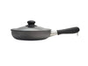 Sori Yanagi Japan Iron Frying Pan 22Cm with Lid - IH Compatible, Double Fiber Line, Nitriding-Kiichin - The #1 Place for Japanese Goods in Your Hand!