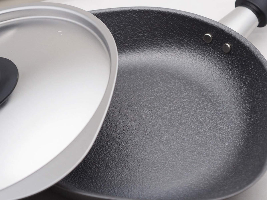 Sori Yanagi 25Cm Iron Frying Pan with Lid - IH Compatible, Double Fiber Line, Nitriding-Kiichin - The #1 Place for Japanese Goods in Your Hand!