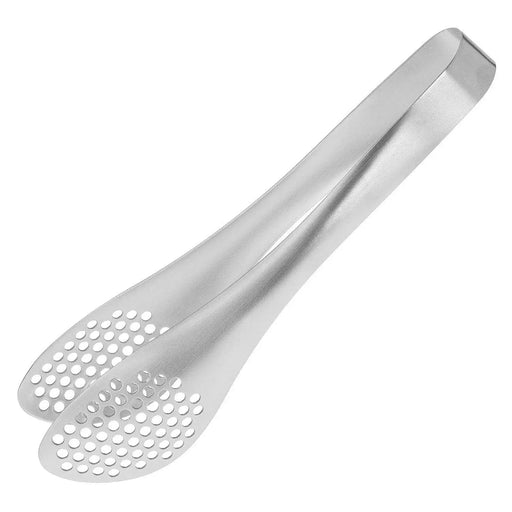 Nihon Yoshokki Sori Yanagi Stainless Steel Perforated Tongs - Authentic Japanese Kitchen Tool-Kiichin - The #1 Place for Japanese Goods in Your Hand!