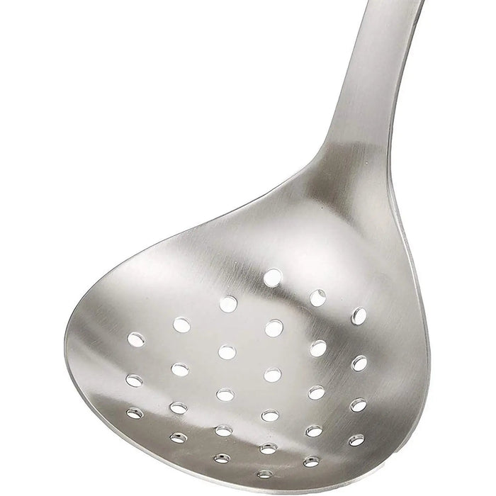 Sori Yanagi Stainless Steel Small Skimmer - Efficient Kitchen Tool-Kiichin - The #1 Place for Japanese Goods in Your Hand!