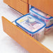 8L Clear Blue Storage Container by Squirrel - Made in Japan, Wj-3 with Antibacterial Treatment-Kiichin - The #1 Place for Japanese Goods in Your Hand!