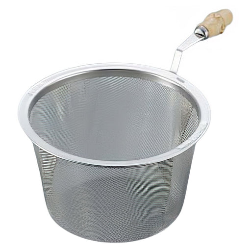 Premium Bamboo Handled Stainless Steel Tea Strainer - 53-59mm-Kiichin - The #1 Place for Japanese Goods in Your Hand!