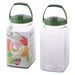 Takeya Japan 2.7L Square Fruit Liquor Bottle with Handle - Premium Quality for Refreshing Beverages-Kiichin - The #1 Place for Japanese Goods in Your Hand!
