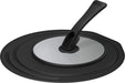 Thermos Japan Folding Stand Frying Pan Lid 26/28Cm Black - Kld-001 Bk-Kiichin - The #1 Place for Japanese Goods in Your Hand!