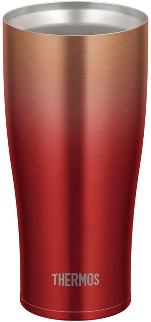 Thermos Japan 420ml Red Gold Vacuum Insulated Tumbler - JDE-421Ltd RGD-Kiichin - The #1 Place for Japanese Goods in Your Hand!