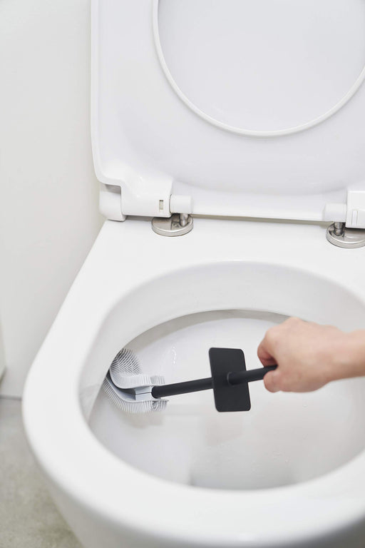 Tidy Japan Platawa Four Toilet Compact Black - CL-665-521-0 (6.6x6.6x33cm)-Kiichin - The #1 Place for Japanese Goods in Your Hand!